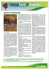 Auswirkungen der weltweite Erwärmung foldout